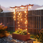 Outsunny Raised Garden Bed - Orange-Open bottom for long roots and special soil to start
