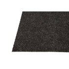 Edgewood Premium Knob Medium Traffic Entrance Mat - 3' 6" W x 6' L - Charcoal with Black Edging -Holds approximately 5.5 litres or 1.45 gallons of water per square yard