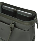 SwissGear Weekender Tote Bag - 15" x 19" - Olive Green-Pass-Thru trolley sleeve for stacking on wheeled luggage