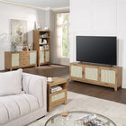 Manhattan Comfort Sheridan 21.63" Mid-Century Modern Nightstand - Nature-10