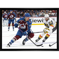 Mikko Rantanen Colorado Avalanche - Framed Canvas - 31" x 22"-Premium canvas print with gallery-wrapped edges