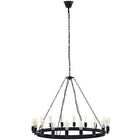 Modway Teleport 43" Chandelier - Brown-Industrial Modern Chandelier