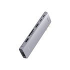 Kopplen USB-C 7 Ports Multi-function Hub 7 in 1 with SD and MicroSD Card Reader-The two USB-C ports deliver up to 100W charging power and high-speed data transfer, suitable for power-hungry devices