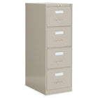 Staples Vertical Legal File Cabinet, 4 Drawer, Sand-Smooth-gliding, fully progressive, ball-bearing suspension for smooth operation