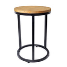 My Home My Living Rustic Wood and Metal Plant Stand 2-Piece Set - Brown-Rustic, simple design