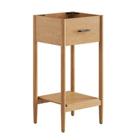 Modway Zaire 18" Bathroom Vanity Cabinet - Natural-MDF and Rubberwood