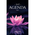 Horizon Éditions 2027 Zen Monthly and Daily Planner  - 5-7/8" x 9-1/16"-One day per page, divided into 3 sections (morning, afternoon and evening) and a space for notes