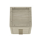 Manhattan Comfort Evelyn 20" Modern 3-Drawer Nightstand - Natural-30 Day Limited Manufacturer's Warranty