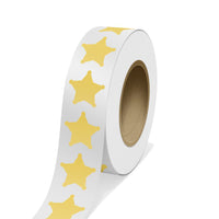 JAM Paper Outdoor Weatherproof Labels - Rectangle - 2 3/4 x 3 3/4 - Light Gold - 125 Labels/Roll-Colour: Light Gold Polyester | Make your mail stand out with colourful shipping address labels.