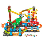 VTech Marble Rush T-Rex Dino Thrill Track Set-Construct three different builds using color-coded blocks and the easy-to-follow guide or create your own build to explore STEAM skills