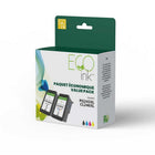 Ecoink PG245XL CL246XL Canon Remanufactured Ink Cartridge - Value Pack-Superior Print Quality: Delivers sharp text and clear images for professional or personal documents