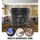 Gritt Commercial Surface Care All-Purpose Cleaning Wipes With Bucket - Fresh Scent - 8" x 6" - 800 Wipes Per Roll - 4 Pack-Wipe Dimensions: 8" H x 6" W