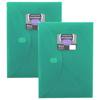 C-Line XL Reusable Envelopes - Hook and Loop Closure - 8 1/2 x 11 - Assorted Colors - 2 Packs of 10-The translucent cover allows the contents to be viewed from the outside, so the envelope can easily be identified.