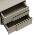Manhattan Comfort Horizon 21.7" Modern Nightstand - Whitewashed Oak-Wood Grain Finish Brings a Sense of Organic Elegance
