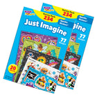 TREND Just Imagine Sparkle Stickers Variety Pack - 2 Pack of 234-Sparkle Stickers add pizzazz to nametags, reports, invitations, scrapbooks, assignments, and more