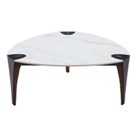 Zuo Bogey Coffee Table - Multicolor-Rubber feet help prevent floor scratches