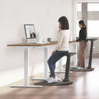 IntekView Ergonomic Standing Chair with Anti-Fatigue Mat -Height adjustment for tailored comfort