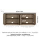 Hudson&Canal Canton TV Stand for TV's up to 75" - Antiqued Grey Oak-8