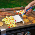 Razor Extra Large Griddle Spatula-Stay cool soft grip handle with thumb grip and hole for hanging
