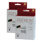 Premium Ink Canon PGI-250XL Alternative Ink Cartridge - Black - High Yield - 2 Pack-Colour: Black