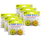 Koplow Games Time Dice - Pair of Yellow -Time Skills Manipulative