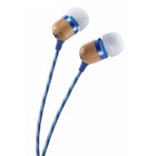 House of Marley Smile Jamaica In-Ear Headphones, Denim (EM-JE041-DN)-Mic & 1 Button control