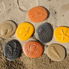 Yellow Door Let's Investigate Seashore Stone Figures 8-Piece Set-They can be used to create small world rockpools, to make imprints in play dough and to take crayon rubbings. Children will enjoy such activities, learning more about one of the richest and diverse environments on the planet.
