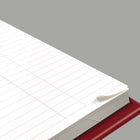 Brownline 2026 CoilPro Daily Planner Hard Cover with Twin-Wire Binding - 10" x 7-7/8" - Red - English-Storage pocket