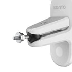 Kanto Universal Satellite Speaker Wall Mount Brackets - White-Solid aluminum construction