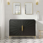 Modway Awaken 48" Double or Single Sink Compatible Bathroom Vanity Cabinet - Black-Sink Basin Not Included