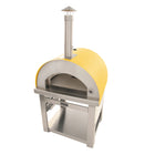 Kucht Venice Outdoor Wood‑Fired Pizza Oven - Yellow-Pizza oven shovel and brush included
