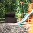 Suncast Extra Large Wicker Deck Box - 134 Gal. - Java-Capacity: 134 Gallons.