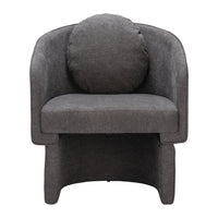 Zuo Olya Accent Chair - Truffle Grey-Comfy and durable polyester fabric