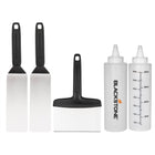 Blackstone Stainless Steel Barbecue 5-Piece Tool Kit-2-Long Spatulas