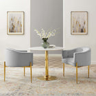 Modway Savour Tufted Performance Velvet Accent Chairs - Light Grey - 2 Pack-Stain-Resistant Performance Velvet