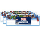 Eureka Marvel Super Hero Self-Adhesive Name Plates - 3 Packs of 36-Great for desks, cubby holes and more!