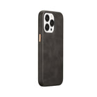 General Supply Goods + Co Vegan Leather Case for iPhone 13/13 Pro - Charcoal-Charcoal