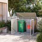 Outsunny 6' x 3'Outdoor Storage Shed-Double door design with lock for convenient access and safe storage    
