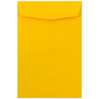 JAM Paper 6" x 9" Open End Envelopes, Sunflower Yellow, 100 Pack (212815443f)-6" x 9"