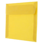 JAM Paper Square Translucent Vellum Invitation Envelopes - 8.5" x 8.5" - Gold - 25 Pack (PACV597)-Size: 8 1/2 x 8 1/2 inches