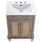 Modway Lilo 24" Bathroom Vanity - Grey/White-8