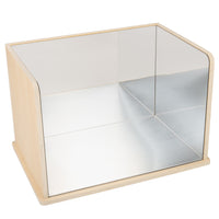 TickiT Wooden Exploratory Mirror-Reflection play: This large, wooden mirror features 4 panels with parallel sides. Give children an open space to explore new visual perspectives