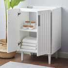 Modway Augusta 24" Bathroom Vanity Cabinet - White-Non-Marking Foot Caps