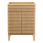 Modway Render 24" Bathroom Vanity Cabinet - Oak-Mid-Century Modern Style