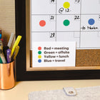Avery Removable Colour-Coding Labels, 2347, Neon Red, 3/4" Diameter, 240/Pack-3/4", Neon Red