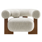 Modway Jace Boucle Accent Chair - Pearl-7
