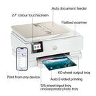 HP Envy 7975 All-in-One Photo Printer with 3 Free Months of Instant Ink-Versatile Functions: This all-in-one printer supports printing, . scanning, copying, and photo printing 