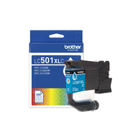 Brother Genuine LC501XLCS Ink Cartridge - High Yield - Cyan-High yield ink cartridge, print up to 500 pages