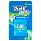 Oral-B Complete SatinFloss Comfort Grip Dental Floss - Mint - 50m-Floss releases a burst of mint freshness