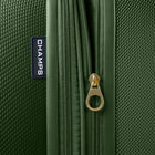 Champs Luxe 3-Piece Luggage Set - Green-TSA Lock on the 28" Case, 24" and 20"